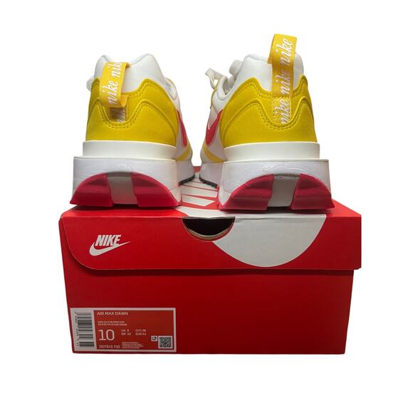 NIKE AIR MAX DAWN SNEAKERS RUNNING VIVID SULFUR RED SZ 10 MEN ATHLETIC ATHEISURE - Picture 2 of 16